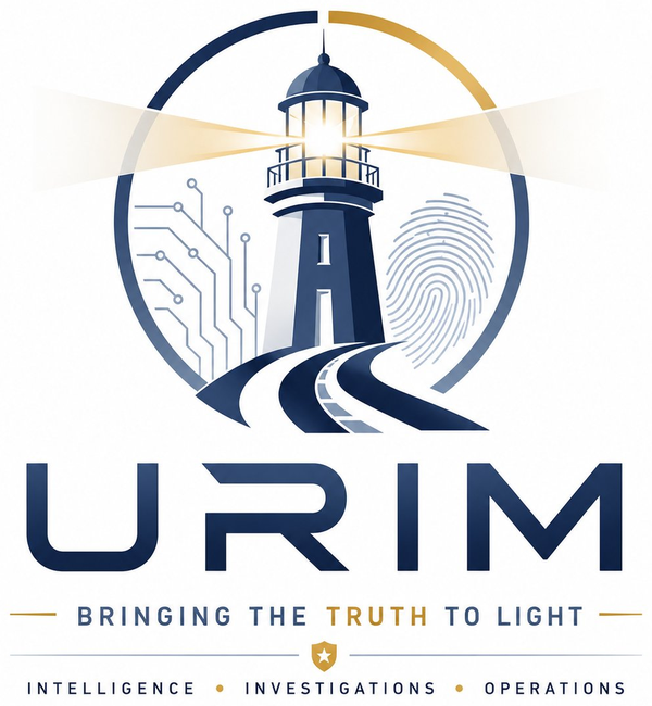 Urim — Bringing the truth to light. Intelligence · Investigations · Operations